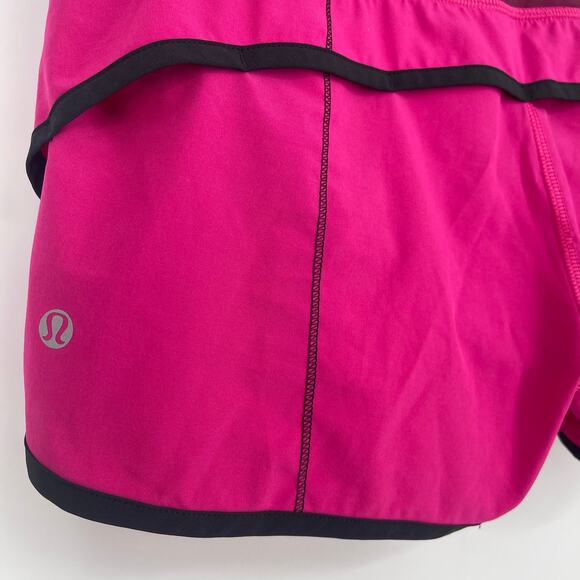 Lululemon Speed Short 3" Hot Pink Size 6 - Picture 3 of 7